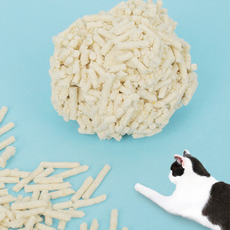 clumping soybean tofu cat litter